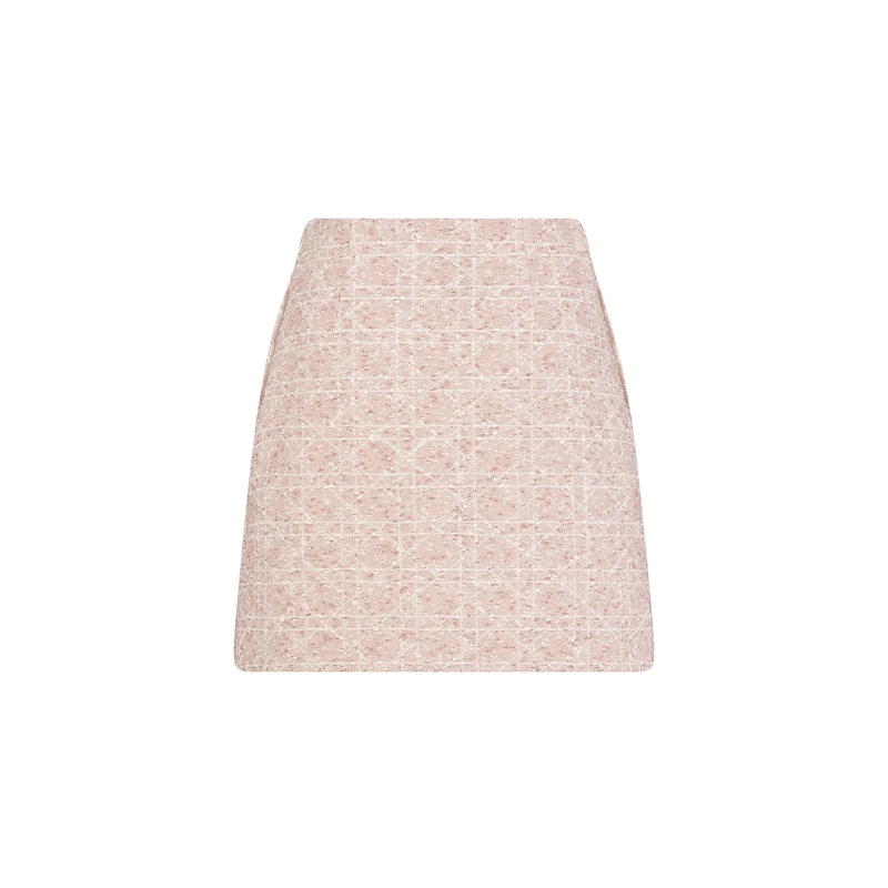 Macrocannage Miniskirt