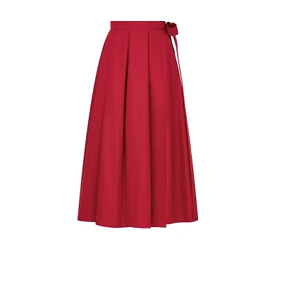 Mid-Length Flared Skirt