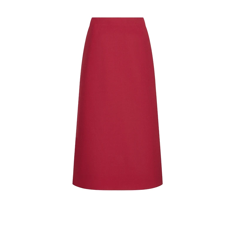 Mid-Length Straight Skirt