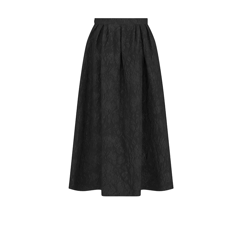 Mid-Length Flared Skirt