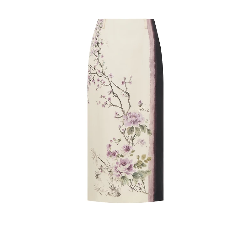 Mid-Length Straight Skirt