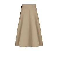 Mid-Length Wrap Skirt