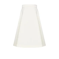 Mid-Length Belted Skirt
