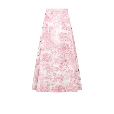 Dioriviera Mid-Length Flared Skirt