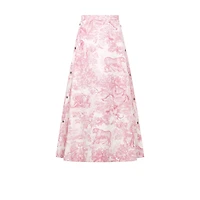 Dioriviera Mid-Length Flared Skirt