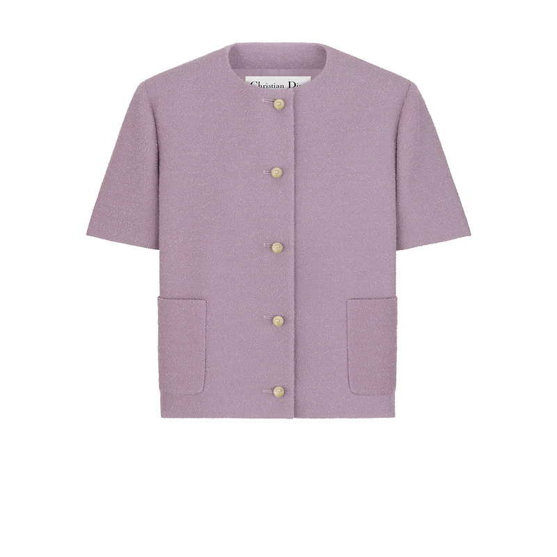 Short-Sleeved Regular-Fit Jacket