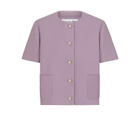 Short-Sleeved Regular-Fit Jacket