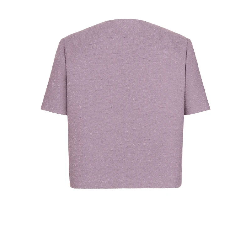 Short-Sleeved Regular-Fit Jacket