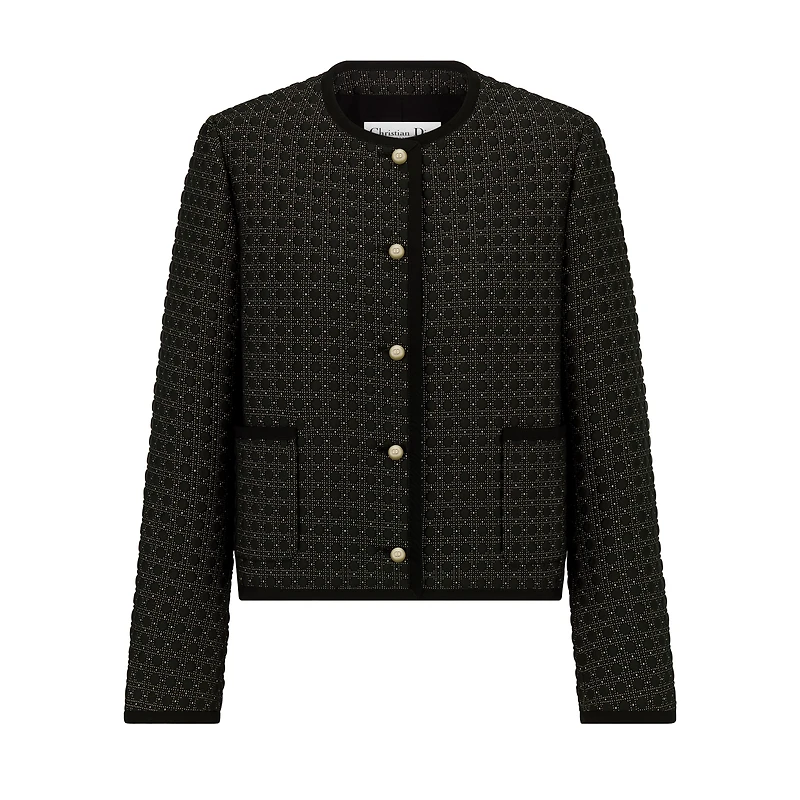 Microcannage Cropped Jacket