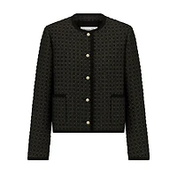 Microcannage Cropped Jacket