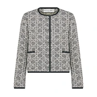 Macrocannage Cropped Jacket