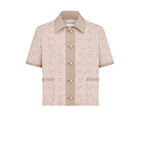 Macrocannage Short-Sleeved Jacket