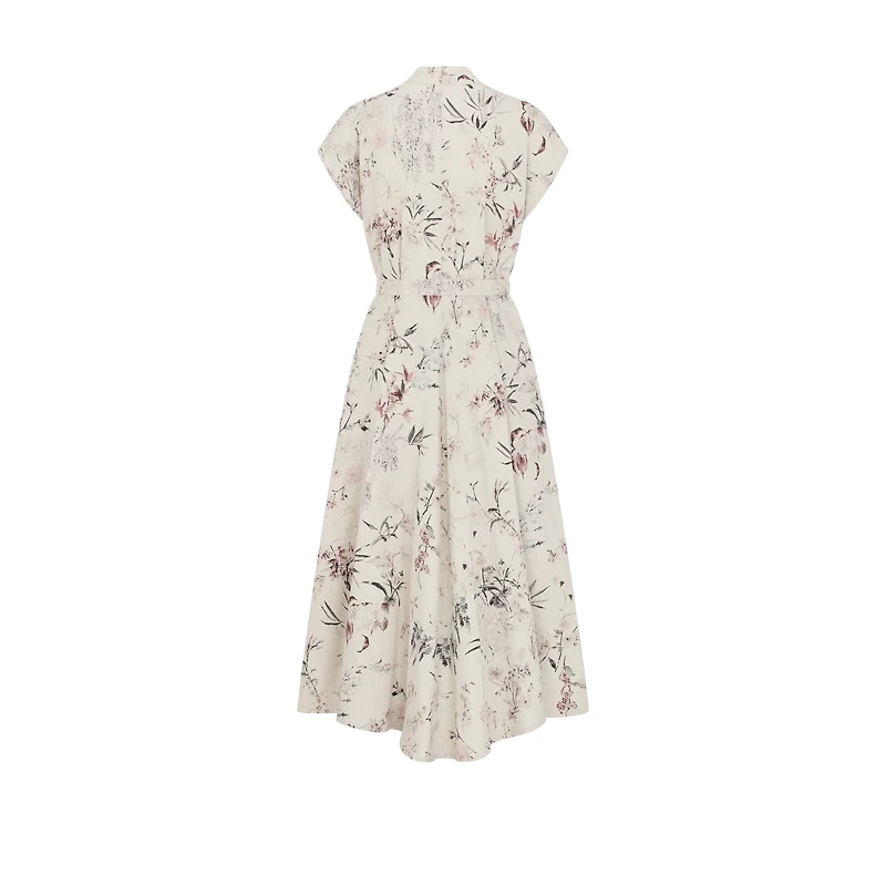 Mid-Length Belted Dress
