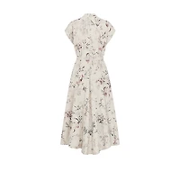 Mid-Length Belted Dress