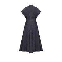 Mid-Length Belted Dress