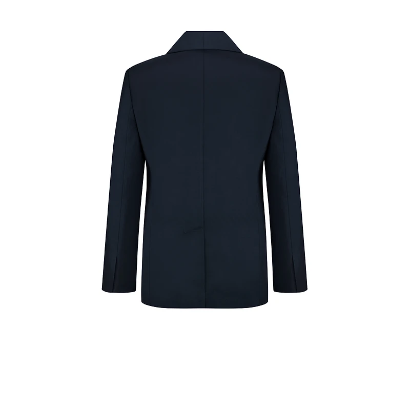 Jacket with Shawl Collar and Removable Bow