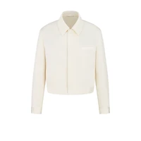 Jacket with Spread Collar