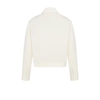 Jacket with Spread Collar