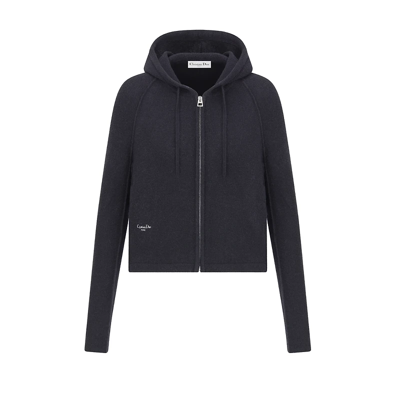 Hooded Zipped Cardigan