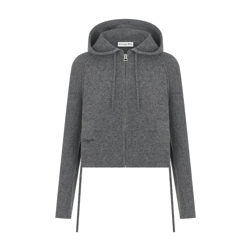 Hooded Zipped Cardigan