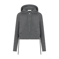 Hooded Zipped Cardigan