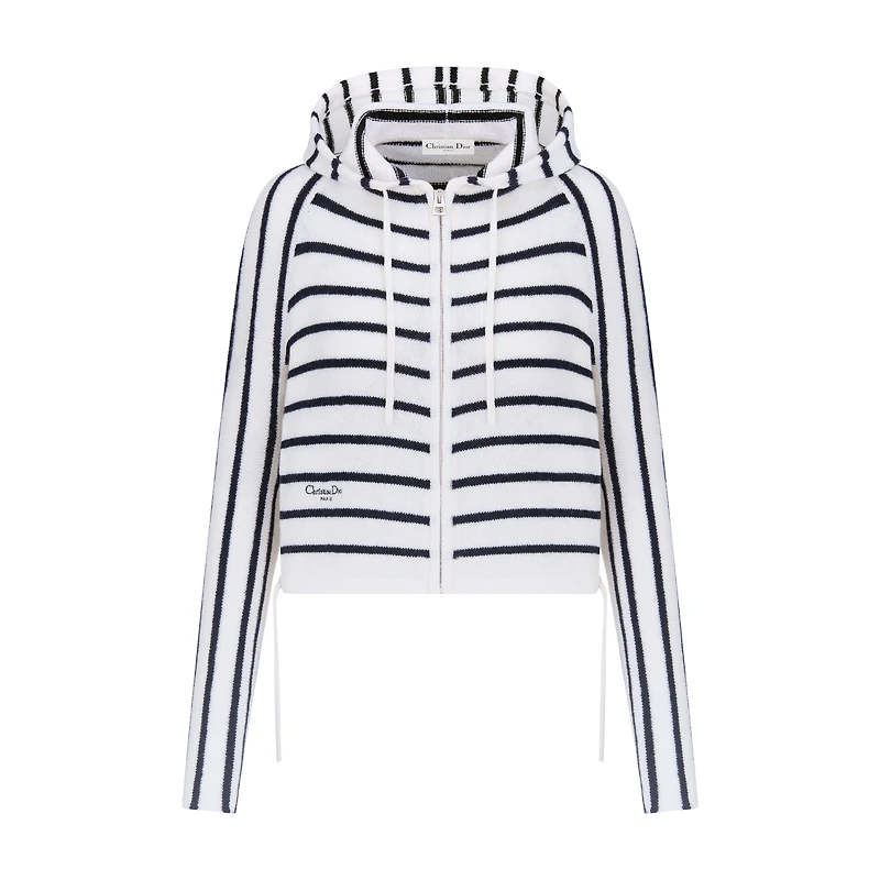 Hooded Zipped Cardigan