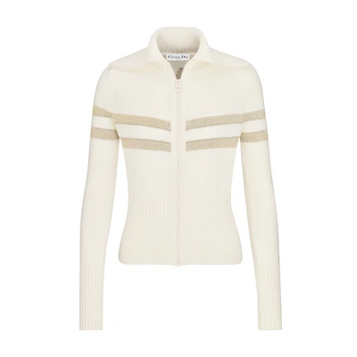 DiorAlps Mock Neck Cardigan
