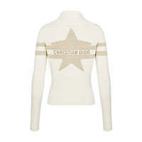 DiorAlps Mock Neck Cardigan