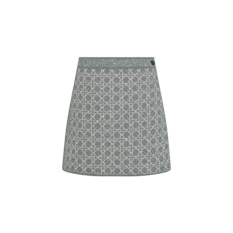 Macrocannage Miniskirt