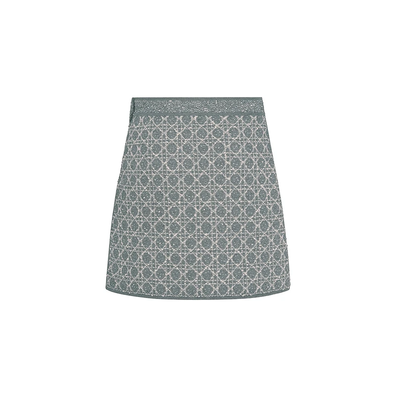 Macrocannage Miniskirt