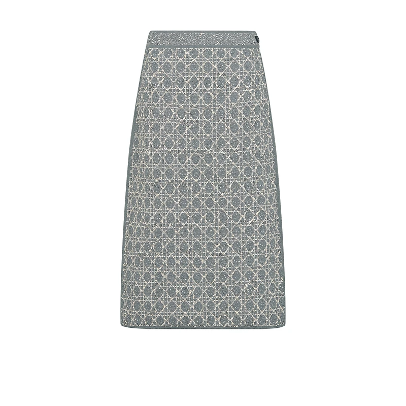 Mid-Length Macrocannage Skirt