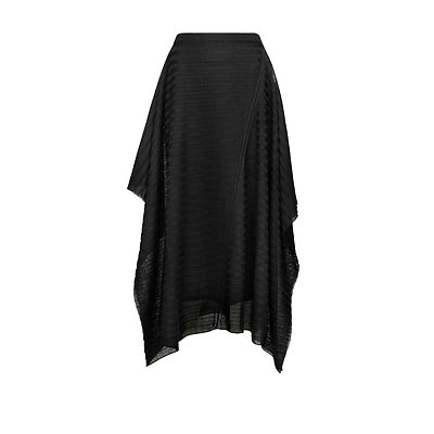 Mid-Length Draped Skirt