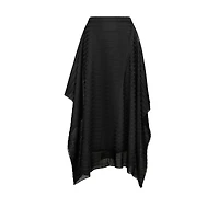 Mid-Length Draped Skirt