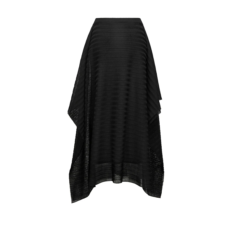 Mid-Length Draped Skirt