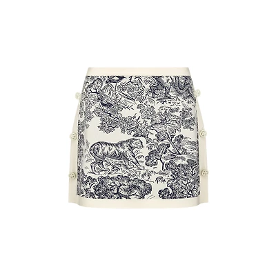 Dioriviera Straight Miniskirt