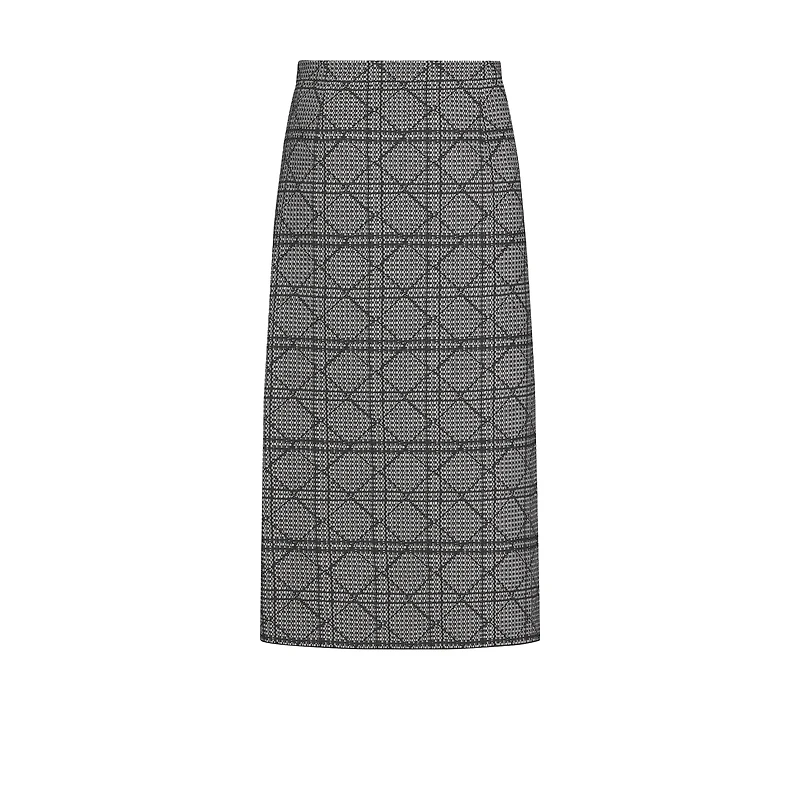Mid-Length Cannage Wrap Skirt