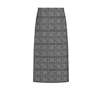 Mid-Length Cannage Wrap Skirt