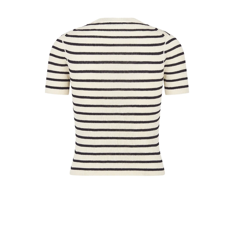 Dioriviera Cropped Short-Sleeved Sweater