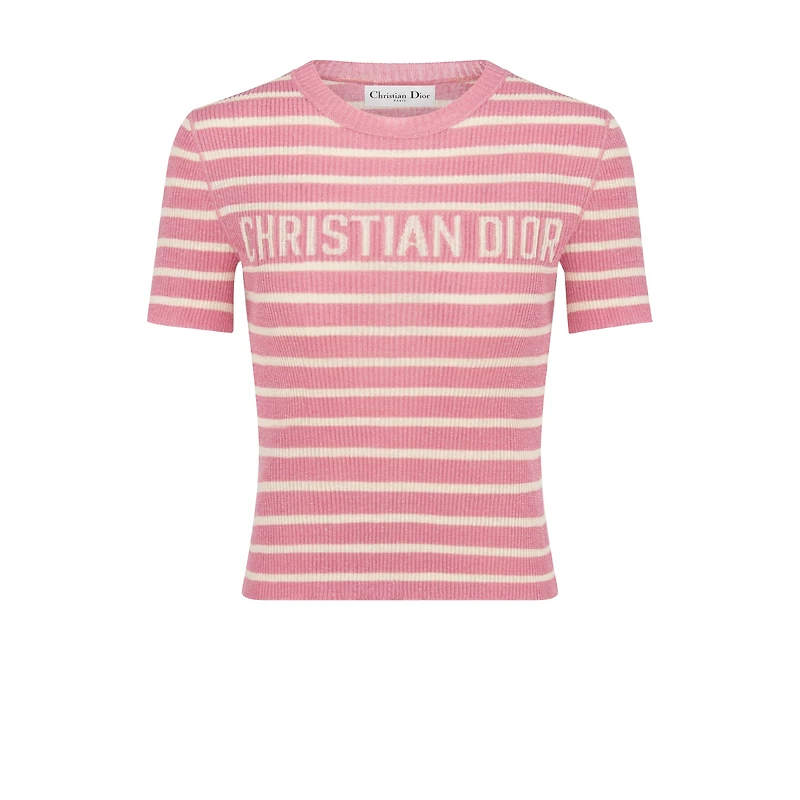 Dioriviera Cropped Short-Sleeved Sweater