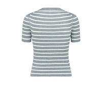 Dioriviera Cropped Short-Sleeved Sweater