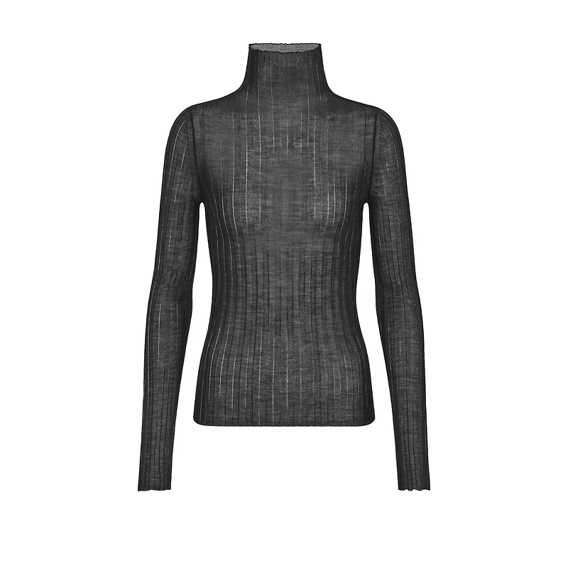 Stand-Collar Sweater