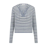 Dioriviera Sweater with Lace-Up Neckline