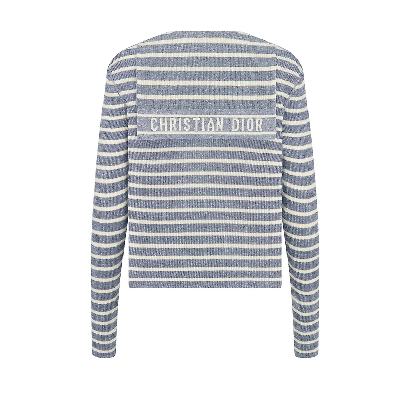 Dioriviera Sweater with Lace-Up Neckline