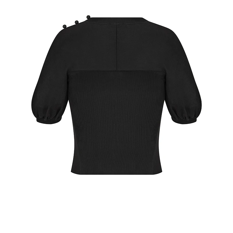Short-Sleeved Sweater