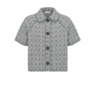 Macrocannage Short-Sleeved Jacket