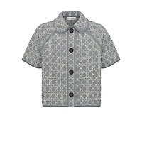 Macrocannage Short-Sleeved Jacket