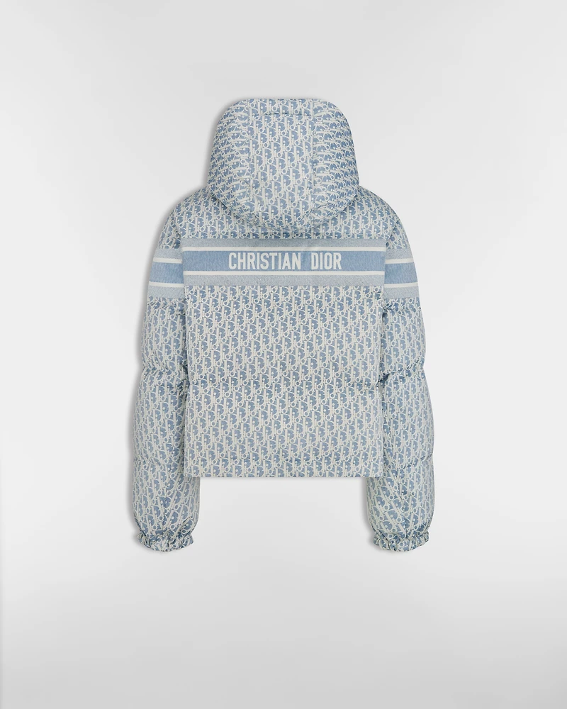 DiorAlps Cropped Puffer Jacket with Hood