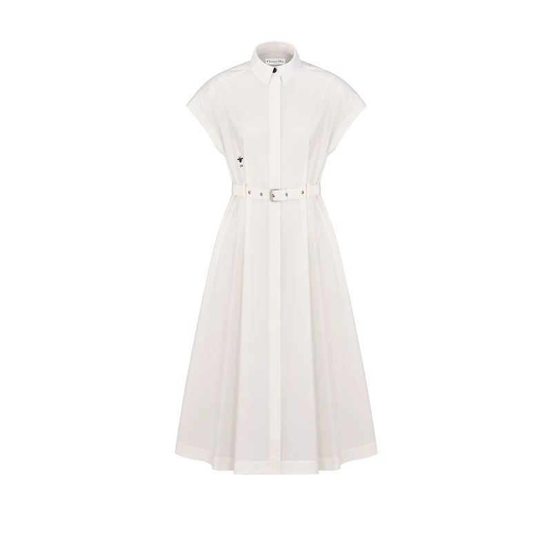 Mid-Length Belted Shirtdress