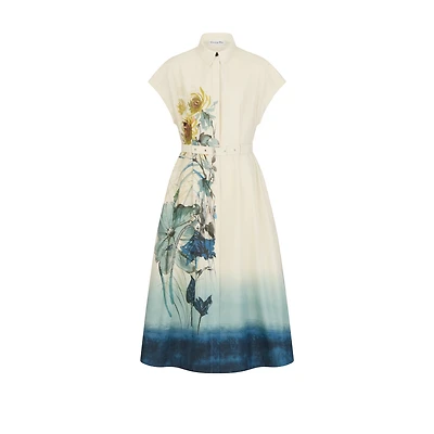 Mid-Length Belted Shirtdress