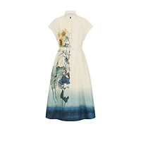 Mid-Length Belted Shirtdress